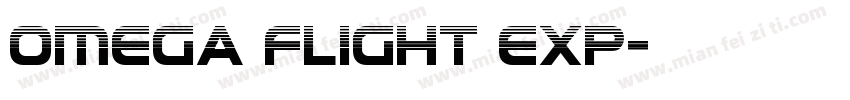 Omega Flight Exp字体转换